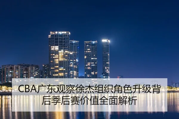 CBA广东观察徐杰组织角色升级背后季后赛价值全面解析